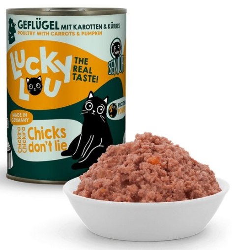 Lucky Lou Lifestage Senior Drób puszka 400g Lucky Lou Lifestage Senior Drób puszka 400g