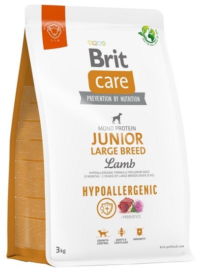 Brit Care Hypoallergenic Junior Large Lamb 3kg Brit Care Hypoallergenic Junior Large Lamb 3kg
