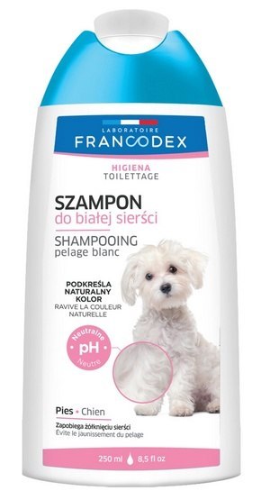 Francodex Szampon do białej sierści 250ml Francodex Szampon do białej sierści 250ml