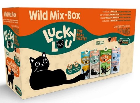 Lucky Lou Lifestage Adult Wild Mix-Box saszetki 12x125g Lucky Lou Lifestage Adult Wild Mix-Box saszetki 12x125g