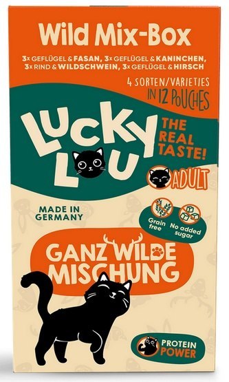 Lucky Lou Lifestage Adult Wild Mix-Box saszetki 12x125g Lucky Lou Lifestage Adult Wild Mix-Box saszetki 12x125g