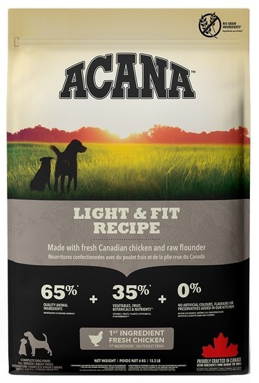 Acana Light & Fit Dog 6kg Acana Light & Fit Dog 6kg