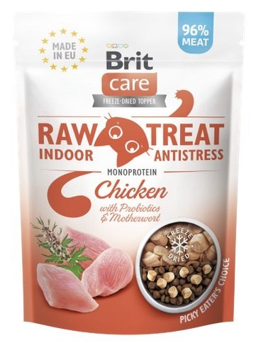 Brit Raw Treat Cat Indoor & Antistress 40g Brit Raw Treat Cat Indoor & Antistress 40g