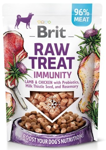Brit Raw Treat Dog Immunity Lamb & Chicken 40g Brit Raw Treat Dog Immunity Lamb & Chicken 40g