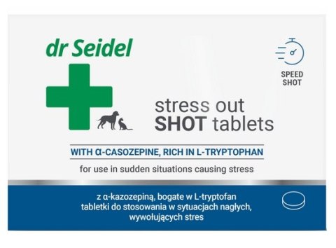 DermaPharm Stress Out Shot dla psa i kota blister 10 tabl. DermaPharm Stress Out Shot dla psa i kota blister 10 tabl.