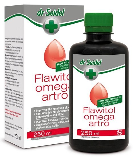 Dr Seidel Flawitol Omega Artro wspiera kondycję stawów 250ml Dr Seidel Flawitol Omega Artro wspiera kondycję stawów 250ml
