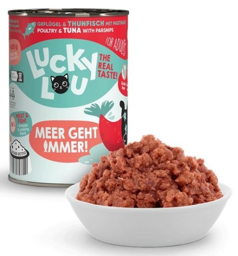 Lucky Lou Lifestage Adult Drób i tuńczyk puszka 400g Lucky Lou Lifestage Adult Drób i tuńczyk puszka 400g
