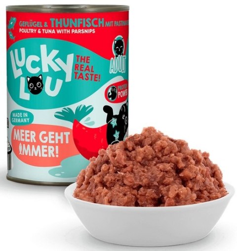 Lucky Lou Lifestage Adult Drób i tuńczyk puszka 400g Lucky Lou Lifestage Adult Drób i tuńczyk puszka 400g