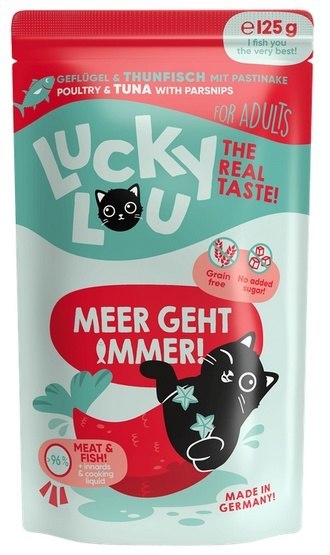 Lucky Lou Lifestage Adult Drób i tuńczyk saszetka 125g Lucky Lou Lifestage Adult Drób i tuńczyk saszetka 125g