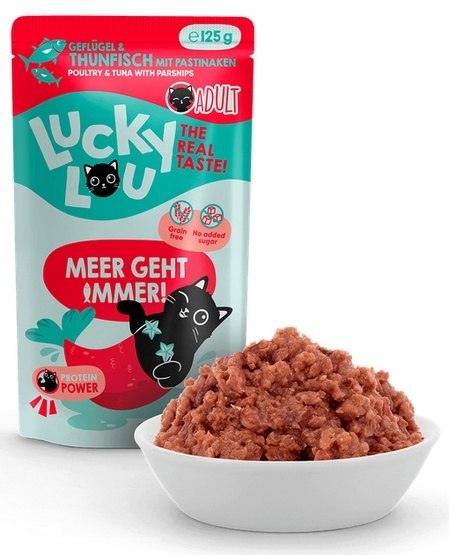Lucky Lou Lifestage Adult Drób i tuńczyk saszetka 125g Lucky Lou Lifestage Adult Drób i tuńczyk saszetka 125g