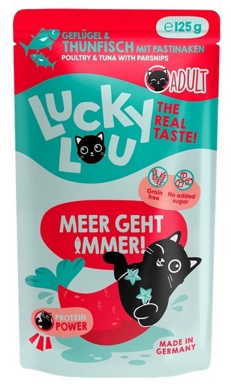 Lucky Lou Lifestage Adult Drób i tuńczyk saszetka 125g Lucky Lou Lifestage Adult Drób i tuńczyk saszetka 125g