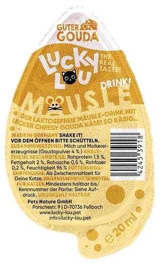 Lucky Lou Mausle Drink-Snack Gouda 20ml Lucky Lou Mausle Drink-Snack Gouda 20ml