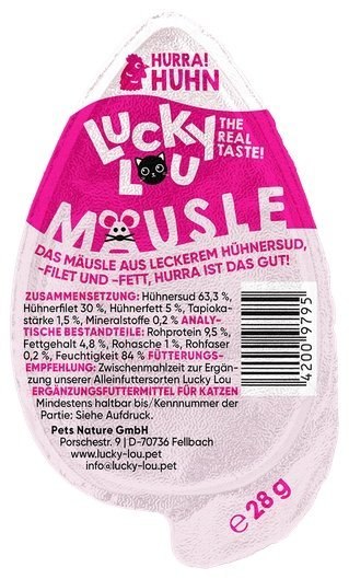 Lucky Lou Mausle Kurczak 28g Lucky Lou Mausle Kurczak 28g