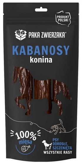 Paka Zwierzaka Kabanosy Konina 3szt 80g Paka Zwierzaka Kabanosy Konina 3szt 80g