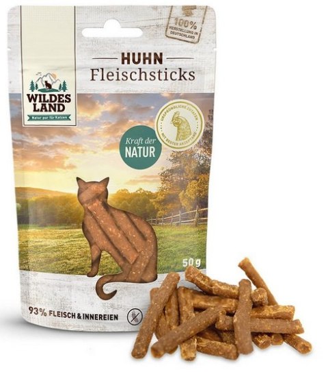 Wildes Land Cat Fleischsticks Huhn 50g Wildes Land Cat Fleischsticks Huhn 50g