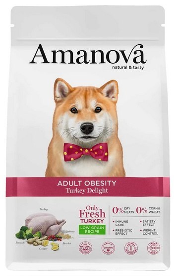 Amanova Adult Obesity Turkey Delight 2kg Amanova Adult Obesity Turkey Delight 2kg