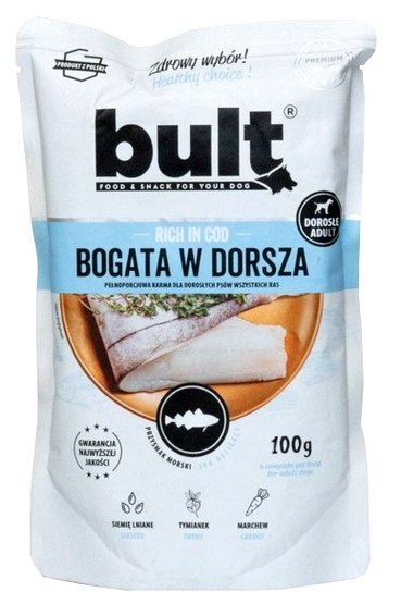 Bult Mielonka bogata w dorsza saszetka 100g Bult Mielonka bogata w dorsza saszetka 100g