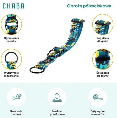 CHABA Obroża półzaciskowa Story III L Carnival CHABA Obroża półzaciskowa Story III L Carnival