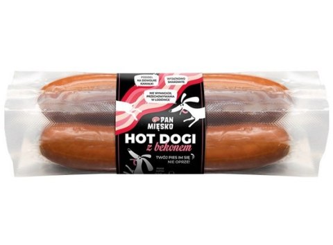 Pan Mięsko Przysmak dla psa - Hotdogi z bekonem Adult 220g Pan Mięsko Przysmak dla psa - Hotdogi z bekonem Adult 220g