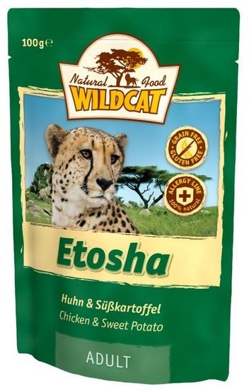Wildcat Etosha - kurczak i bataty saszetka 100g Wildcat Etosha - kurczak i bataty saszetka 100g