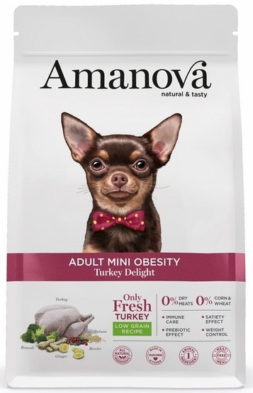Amanova Adult Mini Obesity Turkey Delight 7kg Amanova Adult Mini Obesity Turkey Delight 7kg