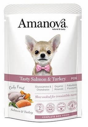 Amanova Adult Tasty Salmon & Turkey saszetka 300g Amanova Adult Tasty Salmon & Turkey saszetka 300g