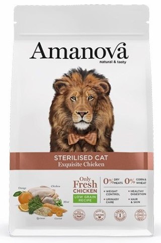 Amanova Kot Sterilised Exquisite Chicken 300g