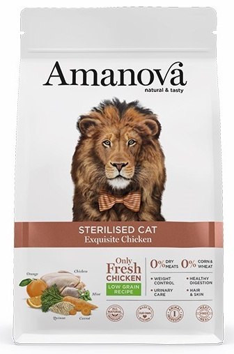 Amanova Kot Sterilised Exquisite Chicken 300g