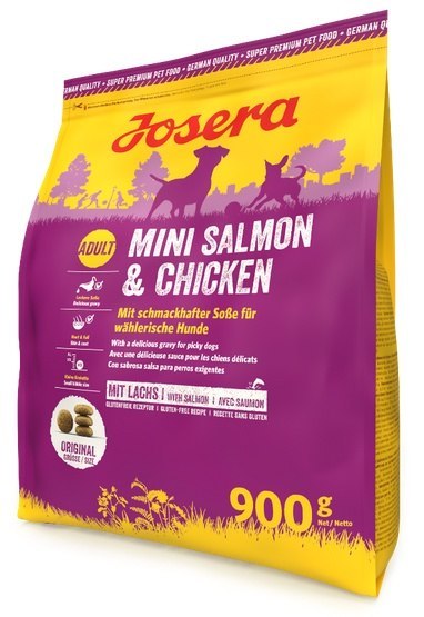 Josera Mini Salmon & Chicken Adult 900g Josera Mini Salmon & Chicken Adult 900g