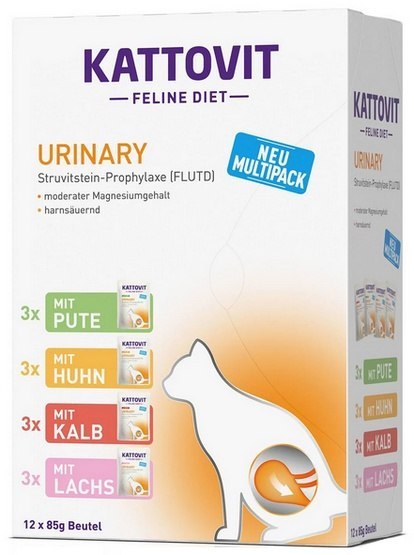 Kattovit Feline Diet Urinary Multipack saszetki 12x85g Kattovit Feline Diet Urinary Multipack saszetki 12x85g