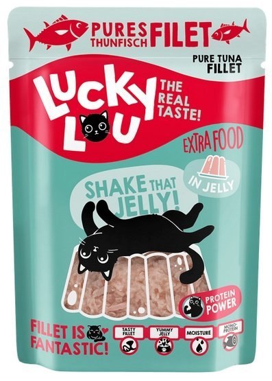 Lucky Lou Extrafood Tuńczyk w galaretce saszetka 70g Lucky Lou Extrafood Tuńczyk w galaretce saszetka 70g
