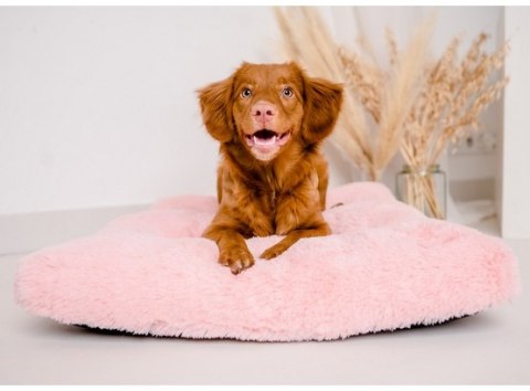 MIMIKO Pets Legowisko Shaggy prostokątne XXL 115x75cm różowe MIMIKO Pets Legowisko Shaggy prostokątne XXL 115x75cm różowe