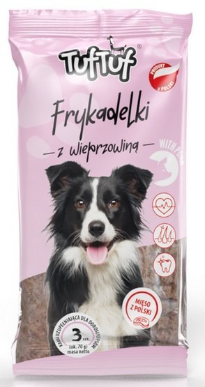 TUF TUF Frykadelki wieprzowe dla psa 3szt TUF TUF Frykadelki wieprzowe dla psa 3szt
