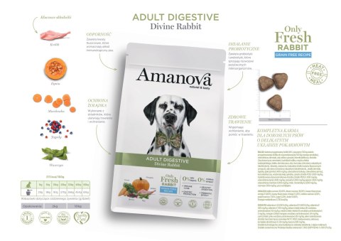 Amanova Adult Digestive Divine Rabbit 2kg Amanova Adult Digestive Divine Rabbit 2kg