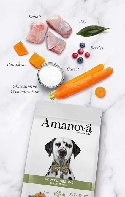Amanova Adult Digestive Divine Rabbit 2kg Amanova Adult Digestive Divine Rabbit 2kg