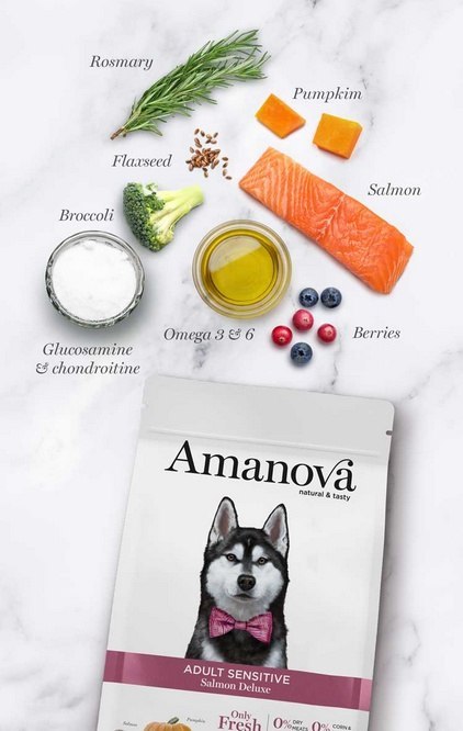 Amanova Adult Sensitive Salmon Deluxe 10kg