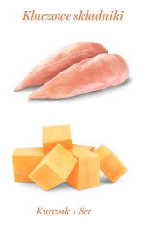 Amanova Kot Chicken & Cheese w bulionie puszka 70g