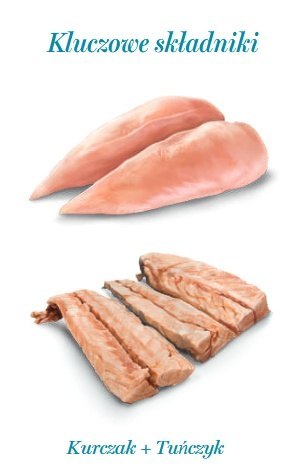 Amanova Kot Chicken & Tuna w bulionie puszka 70g Amanova Kot Chicken & Tuna w bulionie puszka 70g