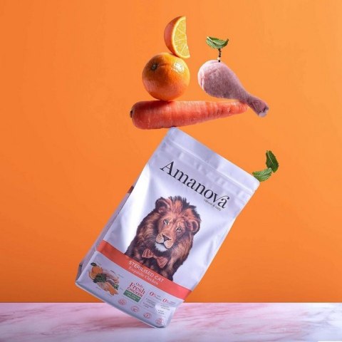 Amanova Kot Sterilised Exquisite Chicken 1,5kg