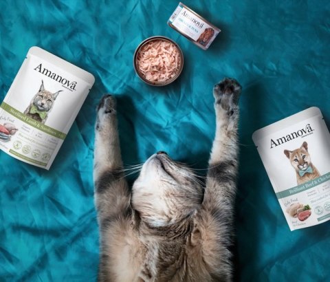 Amanova Kot Sterilised Lamb & Sardine saszetka 85g