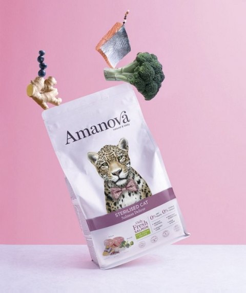 Amanova Kot Sterilised Salmon Deluxe 1,5kg Amanova Kot Sterilised Salmon Deluxe 1,5kg