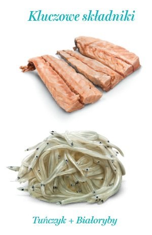 Amanova Kot Tuna & Whitebaits w bulionie puszka 70g Amanova Kot Tuna & Whitebaits w bulionie puszka 70g