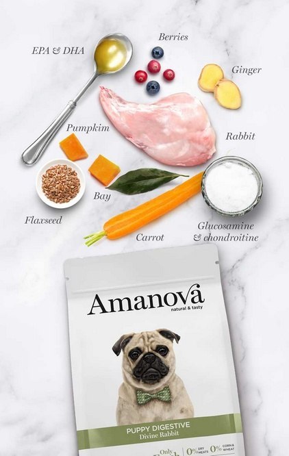 Amanova Puppy Digestive Divine Rabbit 2kg Amanova Puppy Digestive Divine Rabbit 2kg