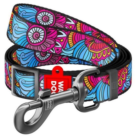 Collar WauDog Nylon Smycz nylonowa regulowana 25mm/152-183cm, wzór LATO Collar WauDog Nylon Smycz nylonowa regulowana 25mm/152-183cm, wzór LATO