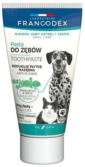 Francodex Pasta do zębów dla psa i kota 70g Francodex Pasta do zębów dla psa i kota 70g