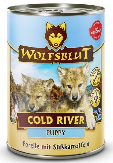 Wolfsblut Dog Puppy Cold River - pstrąg i bataty puszka 395g Wolfsblut Dog Puppy Cold River - pstrąg i bataty puszka 395g