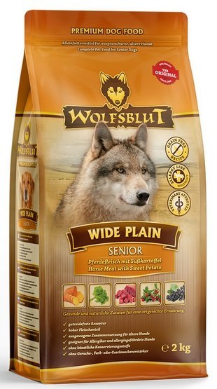 Wolfsblut Dog Wide Plain Senior - konina i bataty 2kg Wolfsblut Dog Wide Plain Senior - konina i bataty 2kg