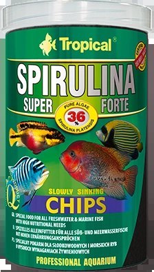 Tropical Super Spirulina Forte Chips 100ml Tropical Super Spirulina Forte Chips 100ml