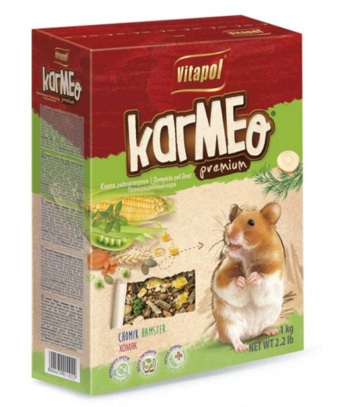 Vitapol Karmeo Premium Pokarm Pełnowartościowy Dla Chomika 1kg Vitapol Karmeo Premium Pokarm Pełnowartościowy Dla Chomika 1kg